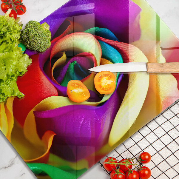 Kryt na sporák Farebné lupene ruží