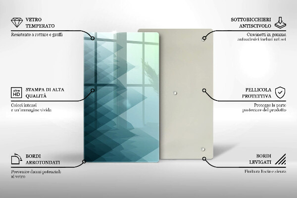 Kryt na sporák Abstraktné hory