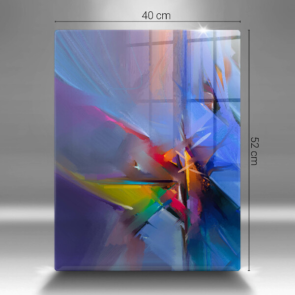 Kryt na sporák Maľovaná abstrakcia