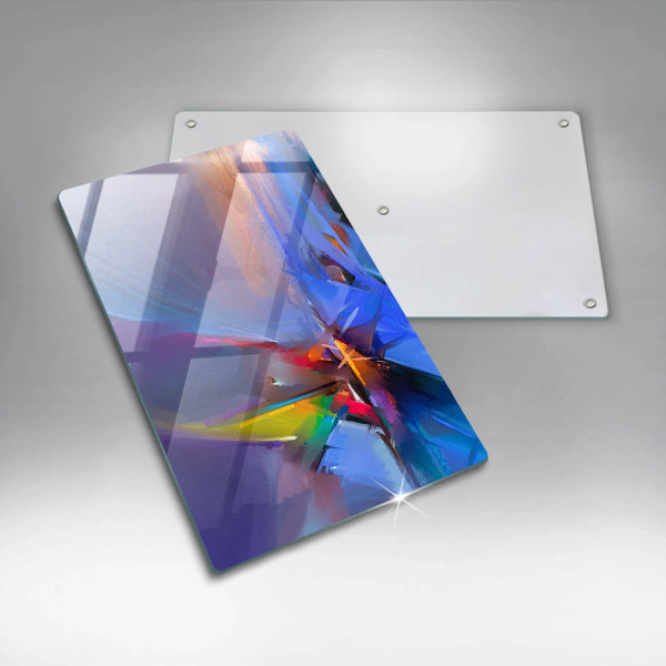 Kryt na sporák Maľovaná abstrakcia