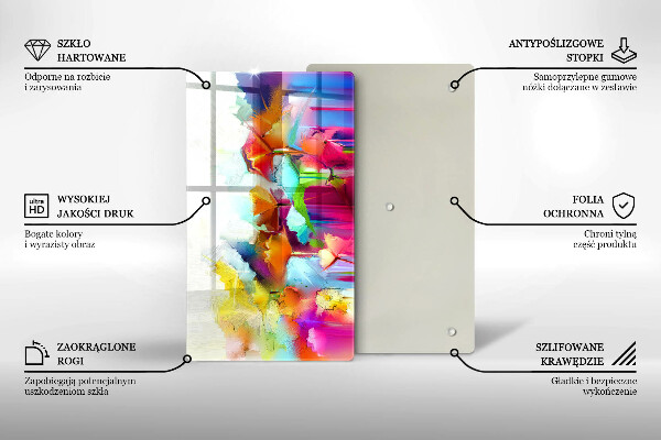 Kryt na sporák Maľované kvety