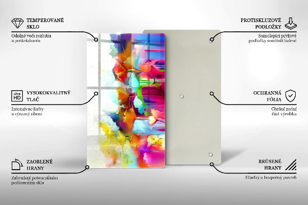 Kryt na sporák Maľované kvety