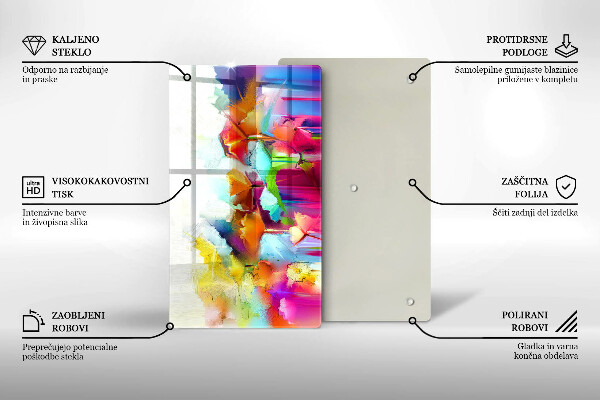 Kryt na sporák Maľované kvety