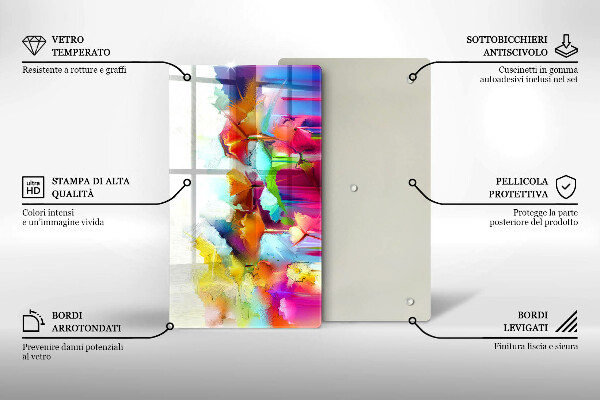 Kryt na sporák Maľované kvety