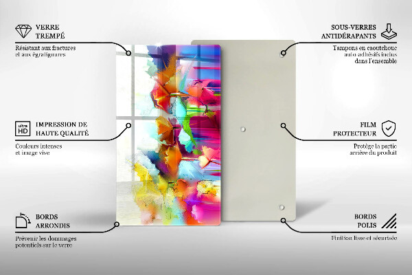 Kryt na sporák Maľované kvety