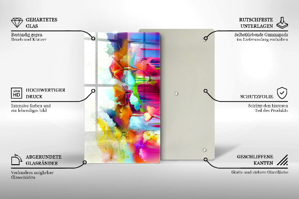 Kryt na sporák Maľované kvety