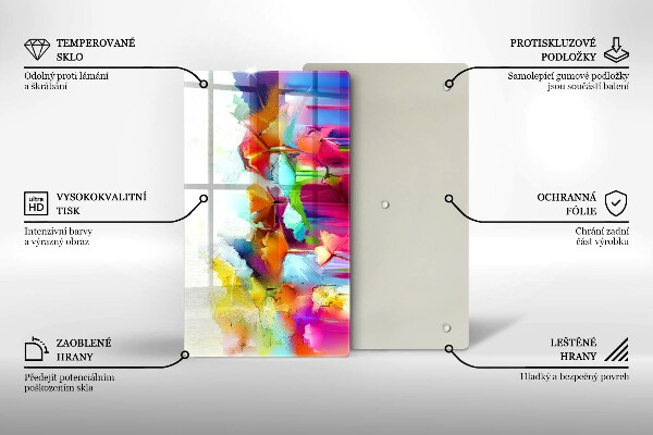 Kryt na sporák Maľované kvety