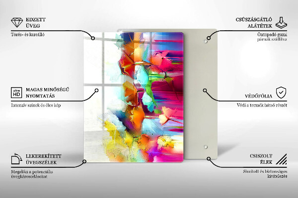 Kryt na sporák Maľované kvety