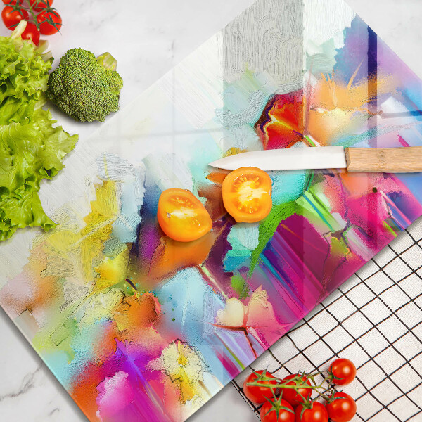 Kryt na sporák Maľované kvety