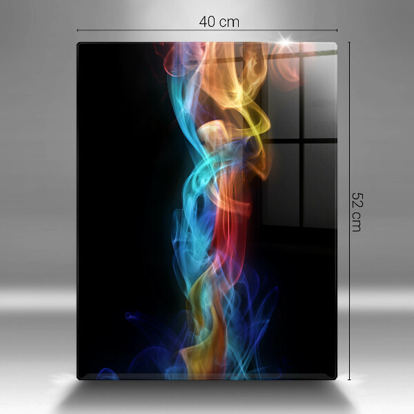 Kryt na sporák Farebný dym