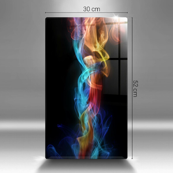 Kryt na sporák Farebný dym