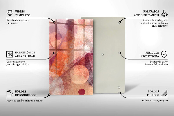 Kryt na sporák Abstraktné umenie