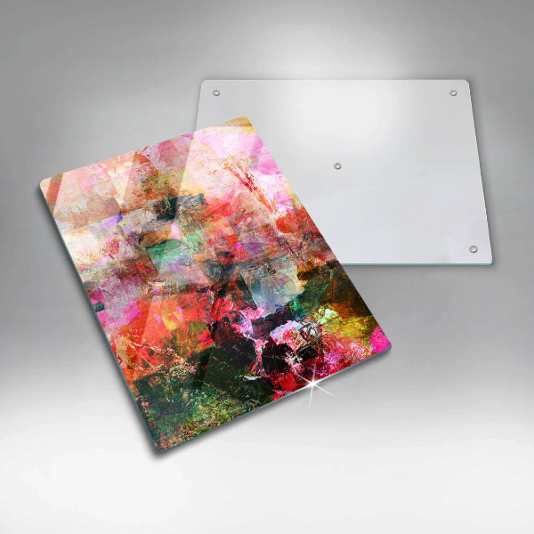 Kryt na sporák Maľovanie abstrakcie