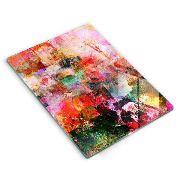 Kryt na sporák Maľovanie abstrakcie