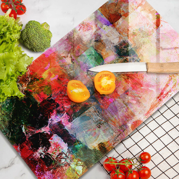 Kryt na sporák Maľovanie abstrakcie