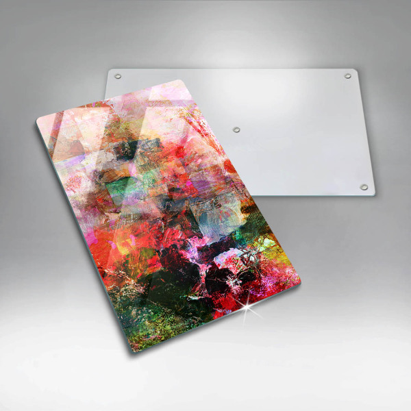 Kryt na sporák Maľovanie abstrakcie