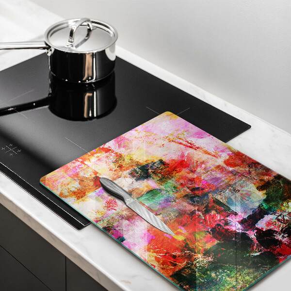Kryt na sporák Maľovanie abstrakcie