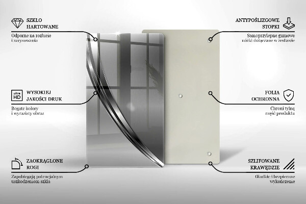 Kryt na sporák Kovová abstrakcia