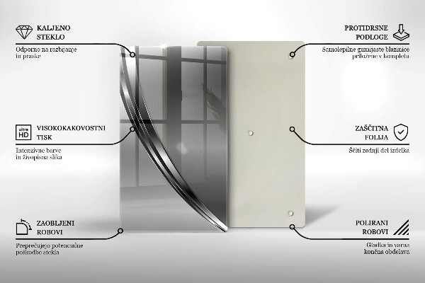 Kryt na sporák Kovová abstrakcia