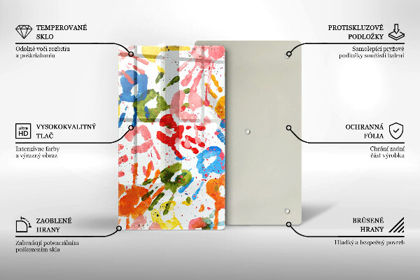 Kryt na sporák Stopy detských rúk