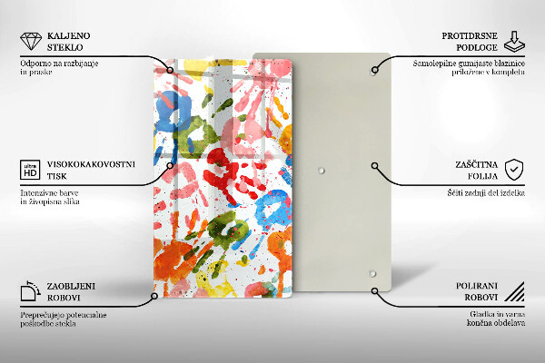 Kryt na sporák Stopy detských rúk