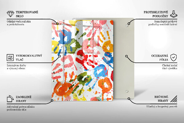 Kryt na sporák Stopy detských rúk