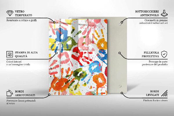 Kryt na sporák Stopy detských rúk