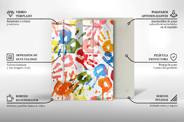 Kryt na sporák Stopy detských rúk