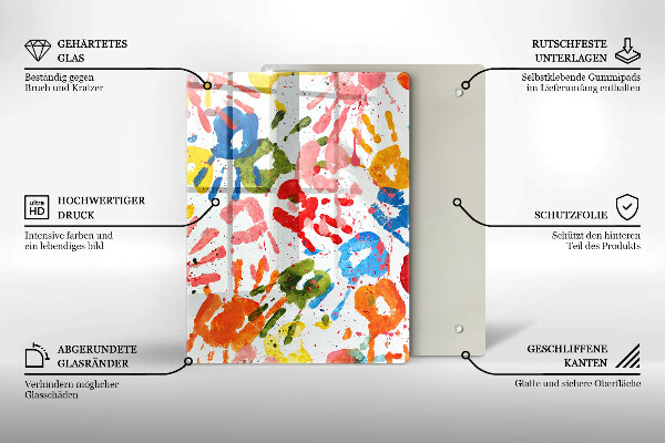 Kryt na sporák Stopy detských rúk