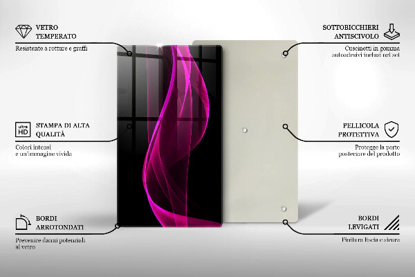 Kryt na sporák Ružová abstrakcia