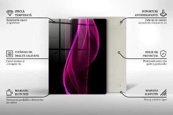 Kryt na sporák Ružová abstrakcia