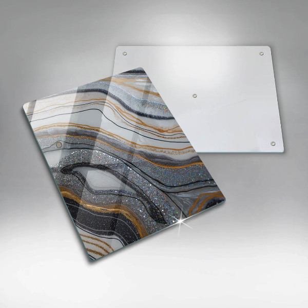 Kryt na sporák skala so zlatom