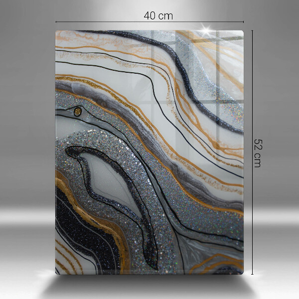 Kryt na sporák skala so zlatom