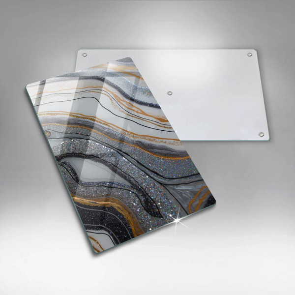 Kryt na sporák skala so zlatom