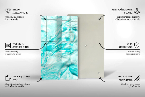 Kryt na sporák Abstrakcia farby