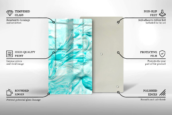 Kryt na sporák Abstrakcia farby