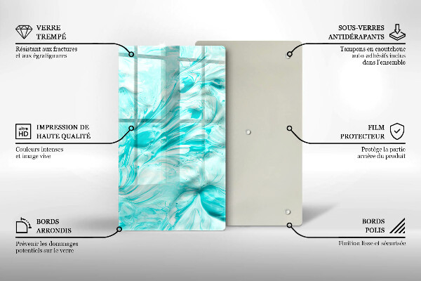Kryt na sporák Abstrakcia farby