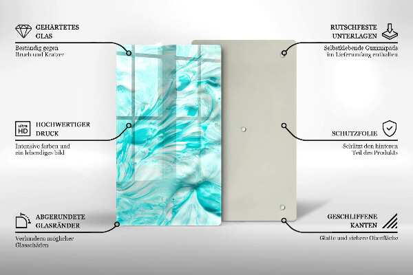 Kryt na sporák Abstrakcia farby