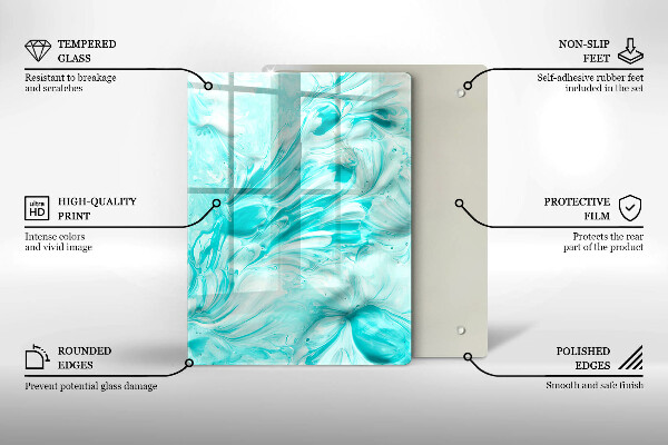 Kryt na sporák Abstrakcia farby