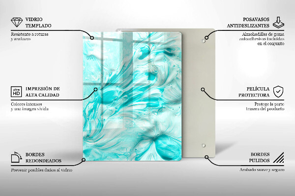 Kryt na sporák Abstrakcia farby