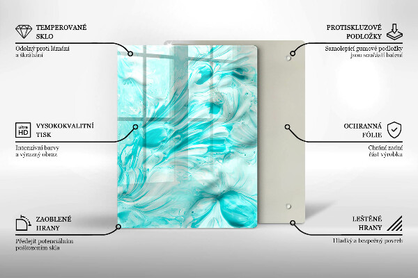 Kryt na sporák Abstrakcia farby