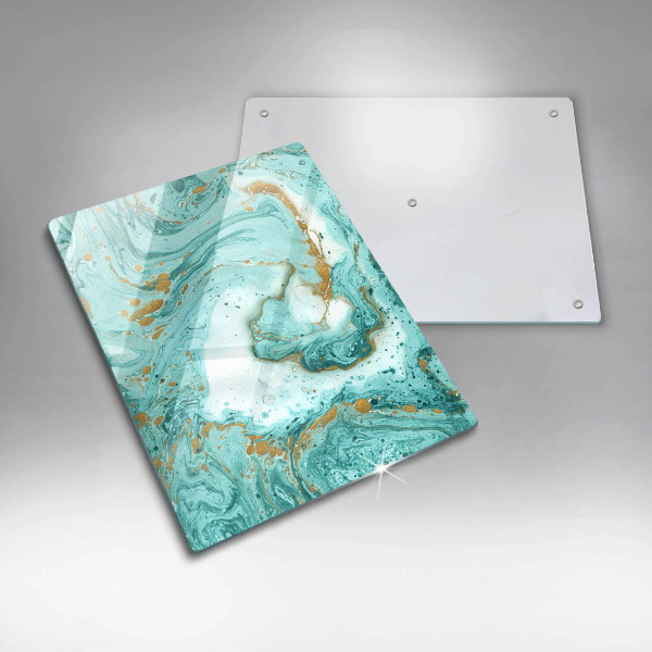 Kryt na indukčnú dosku Modrá abstrakcia