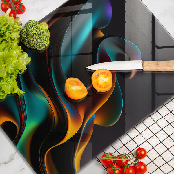 Kryt na indukčnú dosku Farebná abstrakcia