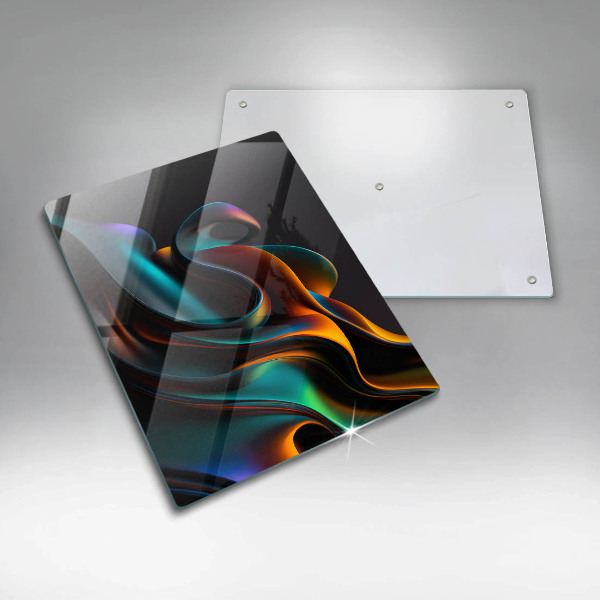 Kryt na indukčnú dosku Farebná abstrakcia