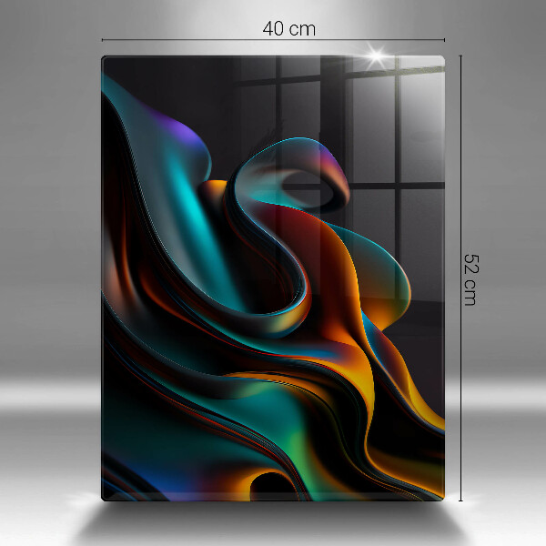 Kryt na indukčnú dosku Farebná abstrakcia