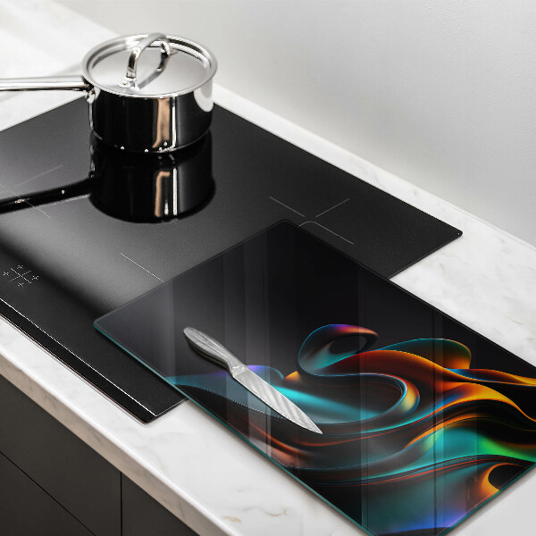 Kryt na indukčnú dosku Farebná abstrakcia