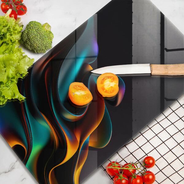 Kryt na indukčnú dosku Farebná abstrakcia