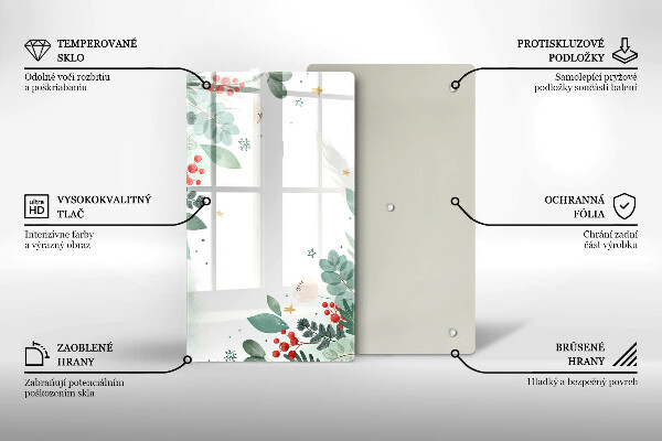 Kryt na sporák Akvarelové listy