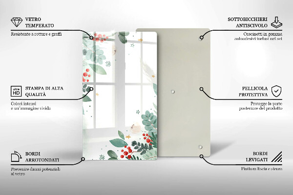 Kryt na sporák Akvarelové listy