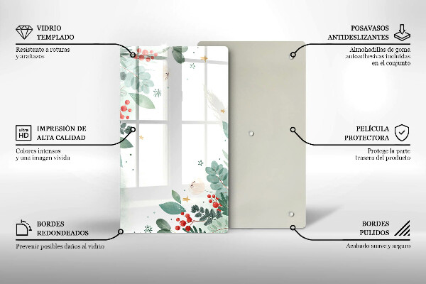 Kryt na sporák Akvarelové listy